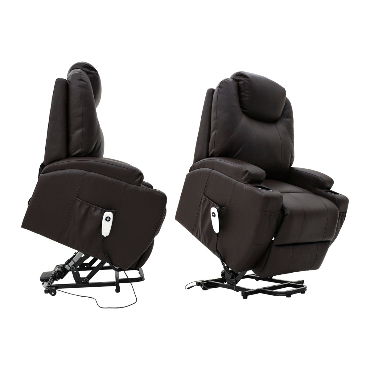 Sillón Reposet Eléctrico con Masaje Murcia Chocolate