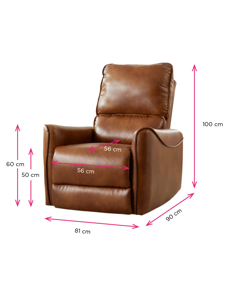 Sillón Reposet Reclinable Eléctrico con Mecedora y Base Giratoria – Modelo Treveris