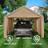 Toldo Para Auto con Paredes 6x3 Mt Beige