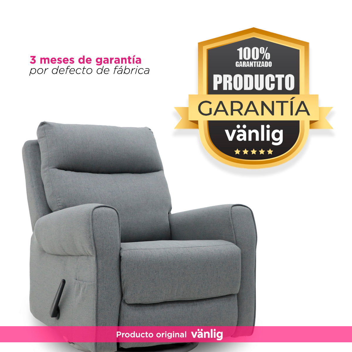 Sillón Reposet Versalles Gris