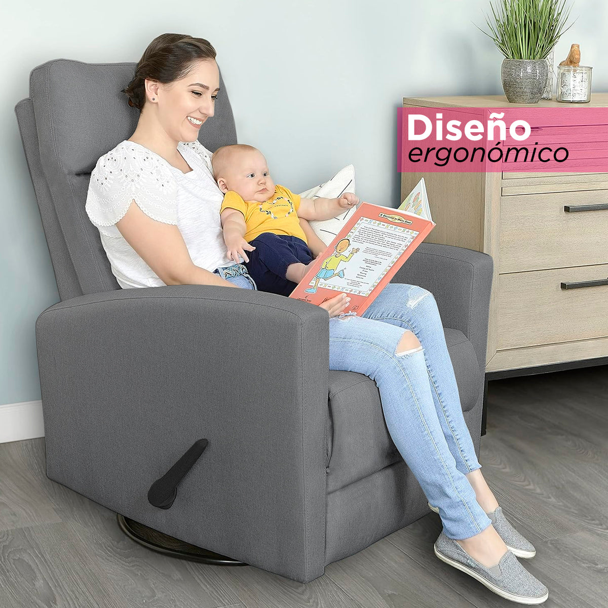 Sillón Reposet Versalles Gris