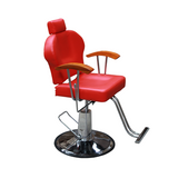 Silla de Barbería Siena Rojo