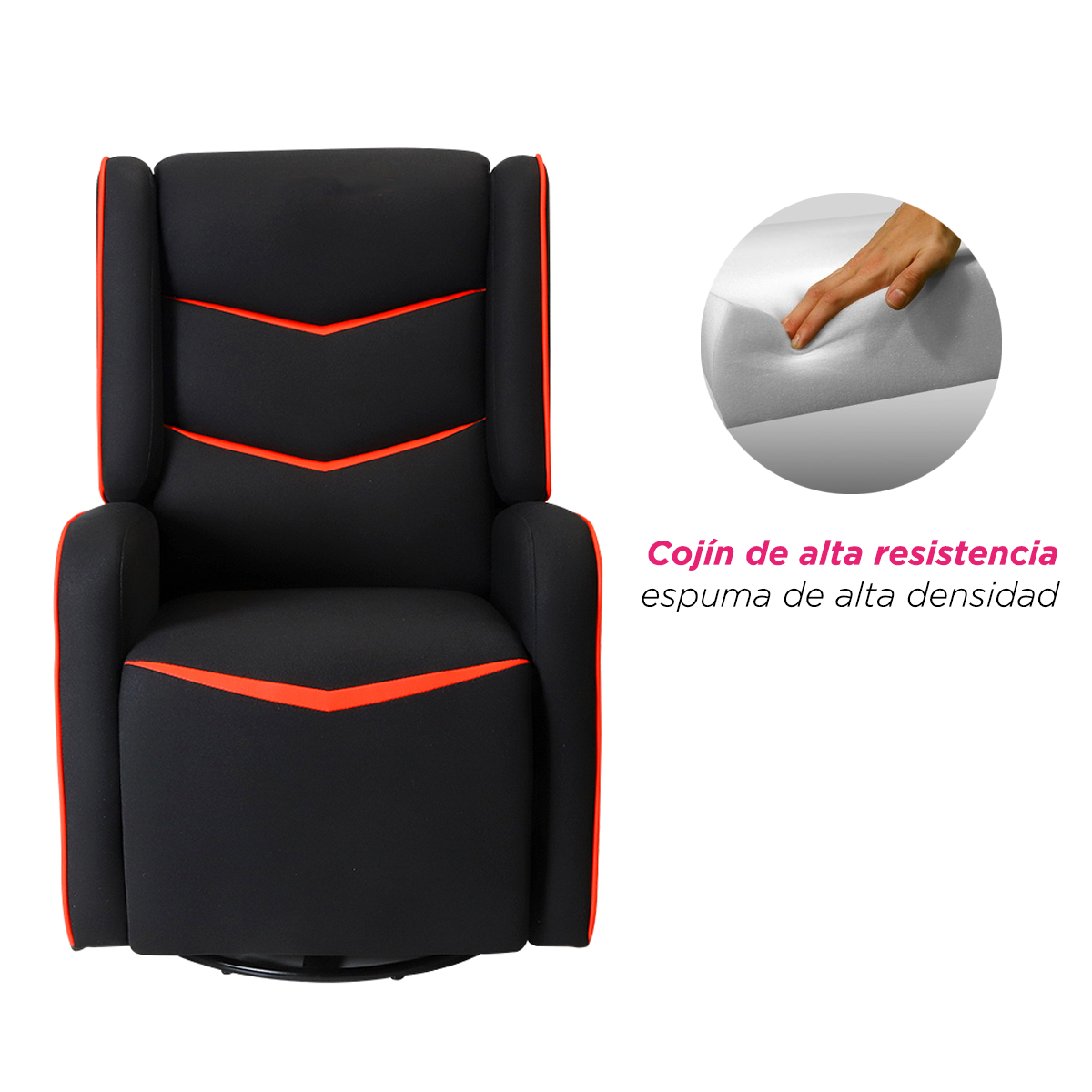 Sofa Gamer Cronos Rojo