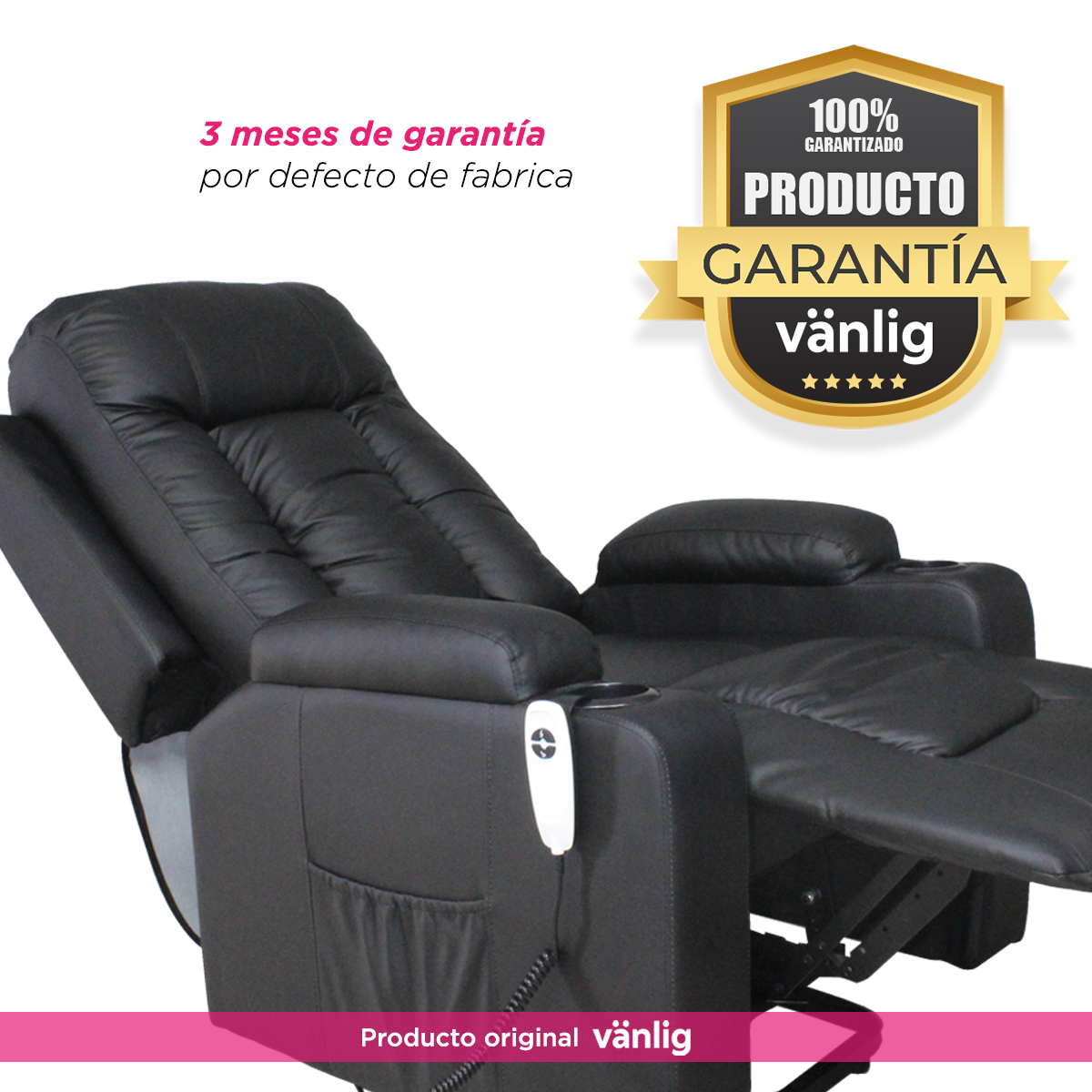 Sillón Reposet Napoli Negro
