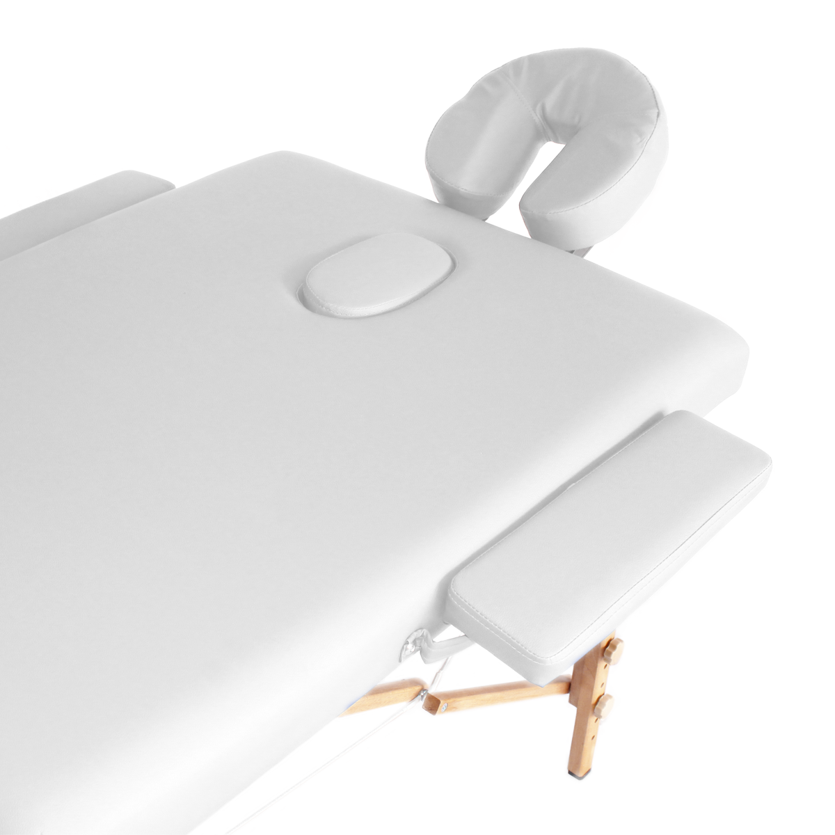 Cama de Masaje Madera Camboya Blanco