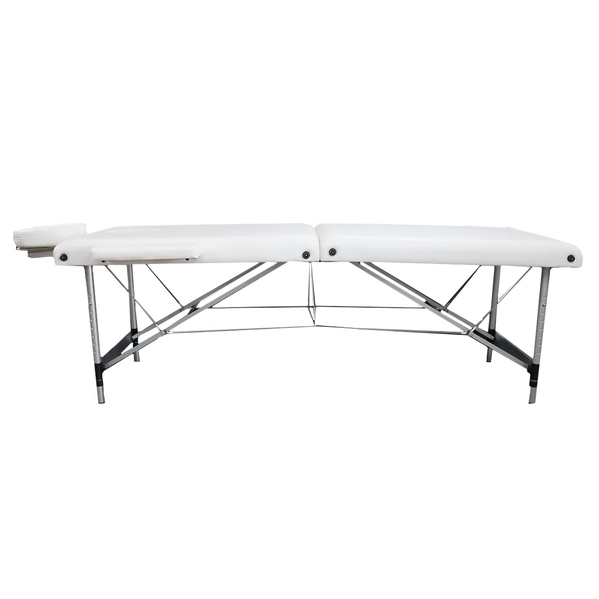 Cama de masaje aluminio Pataya blanco
