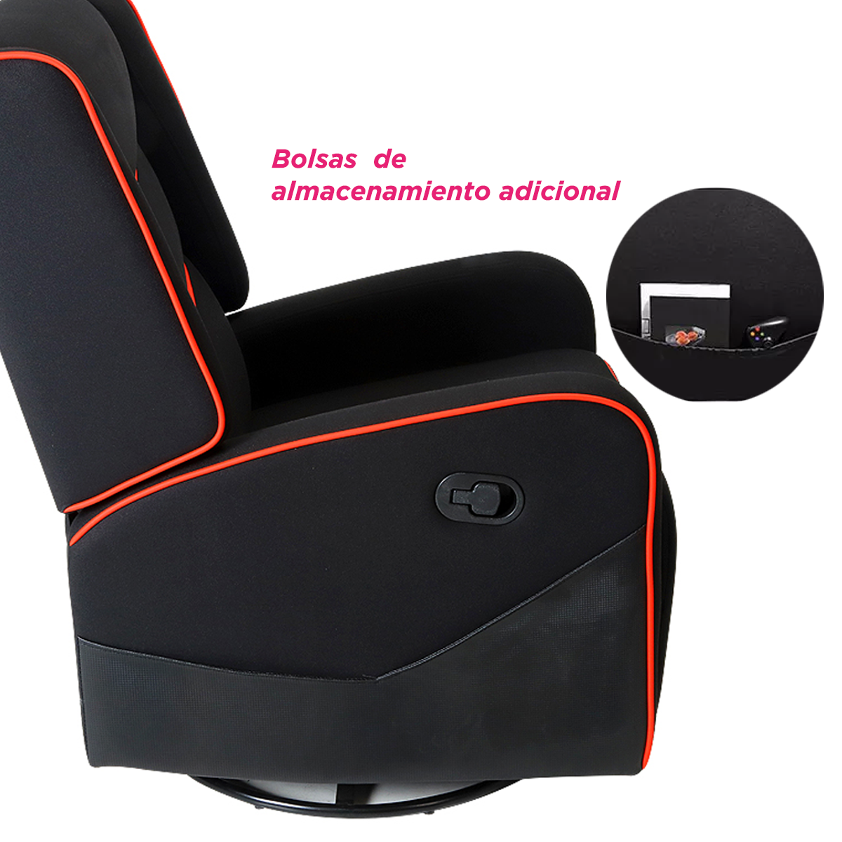 Sofa Gamer Cronos Rojo