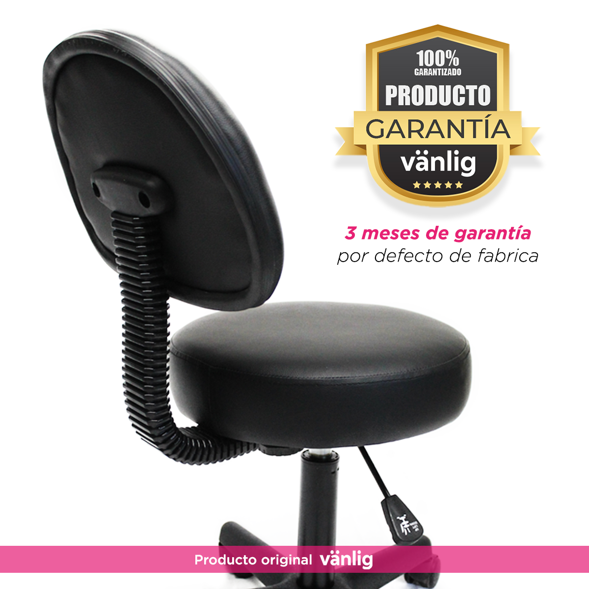 Banco con Respaldo Negro