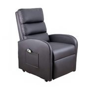 Sillón Reposet Eléctrico Brave Negro