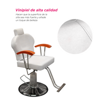 Silla de Barbería Siena Blanco