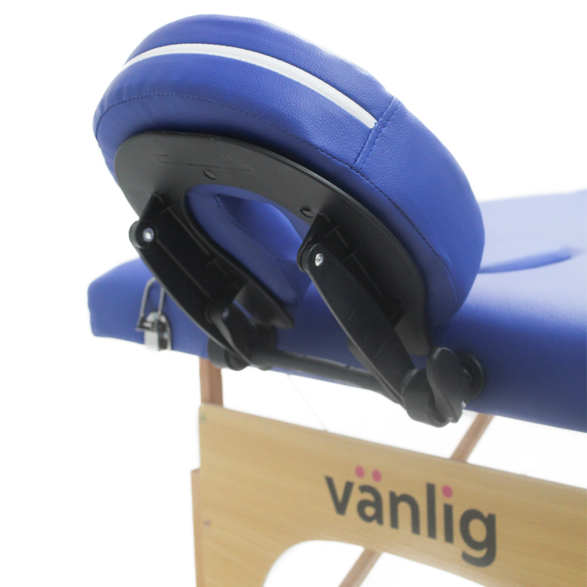 Cama de masaje madera camboya azul