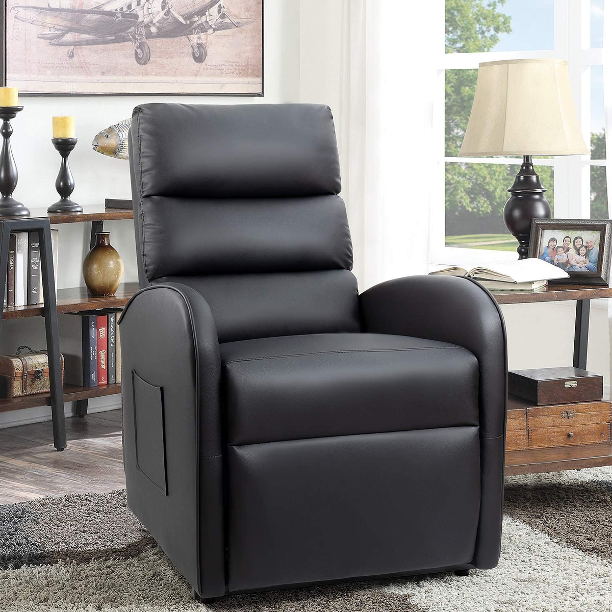 Sillón Reposet Eléctrico Brave Negro
