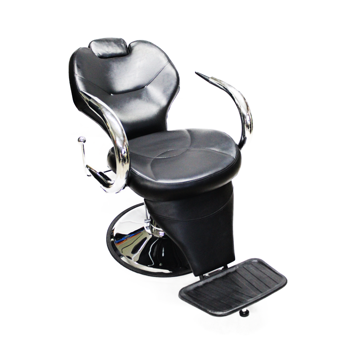 Silla barbería Palermo Negro