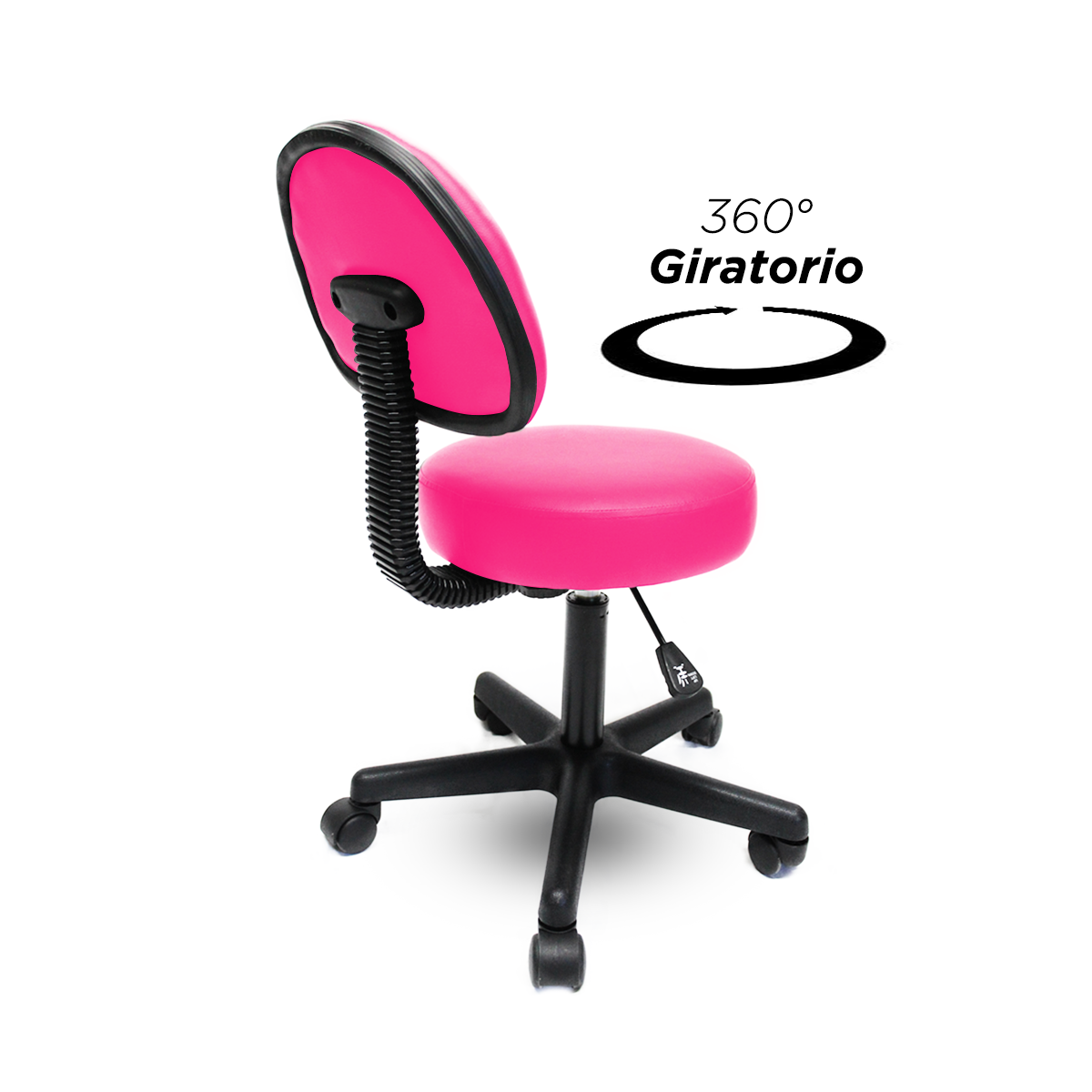 Banco con Respaldo Rosa