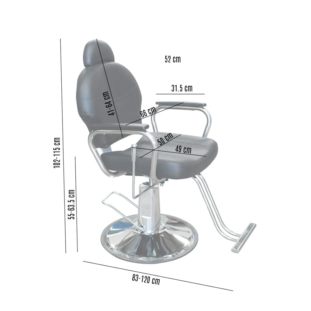 Silla Barbería Monza
