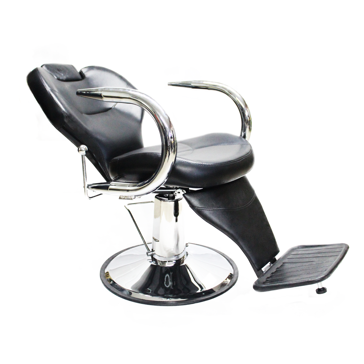 Silla barbería Palermo Negro