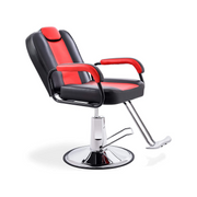 Silla Barberia Italiana Roja