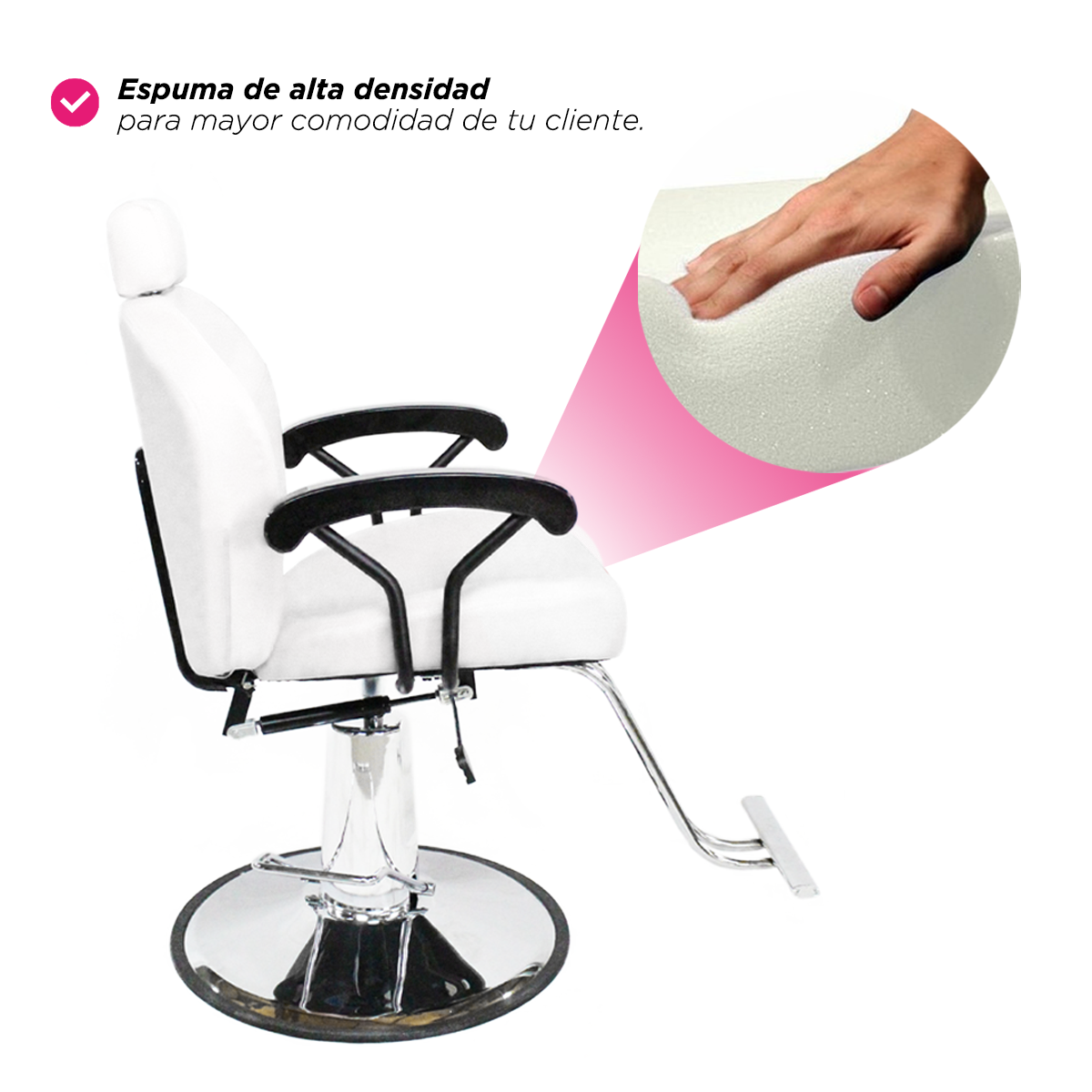 Silla Estética Bari Blanco