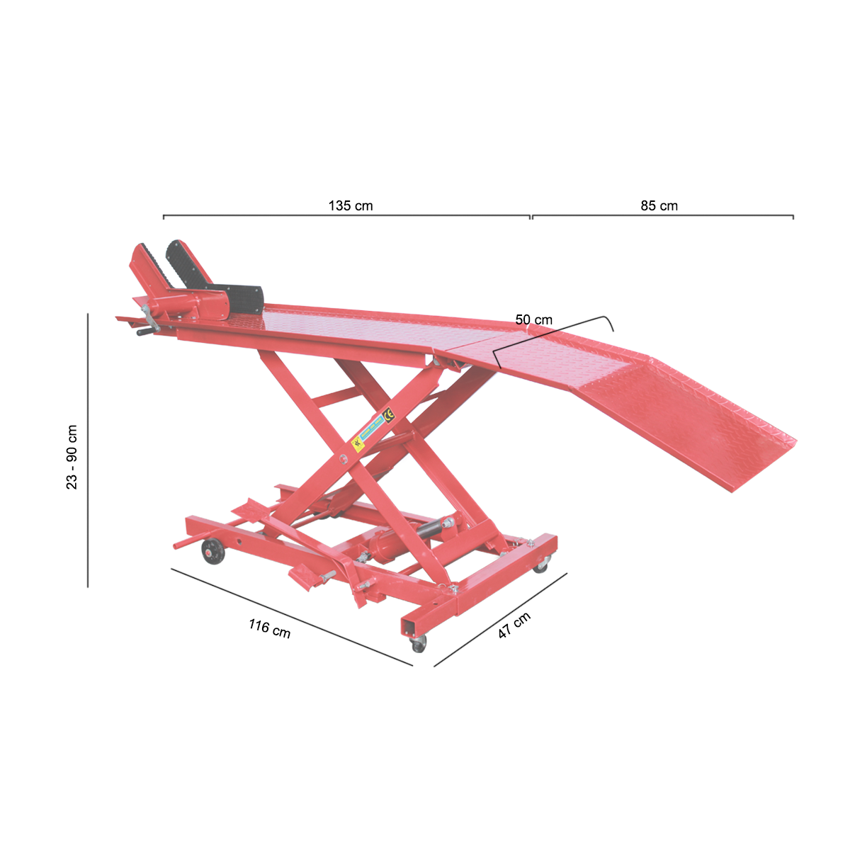 Elevador Hidráulico Para Motocicletas Kofman
