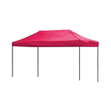 Toldo Plegable 3x4.5 Mts Rojo