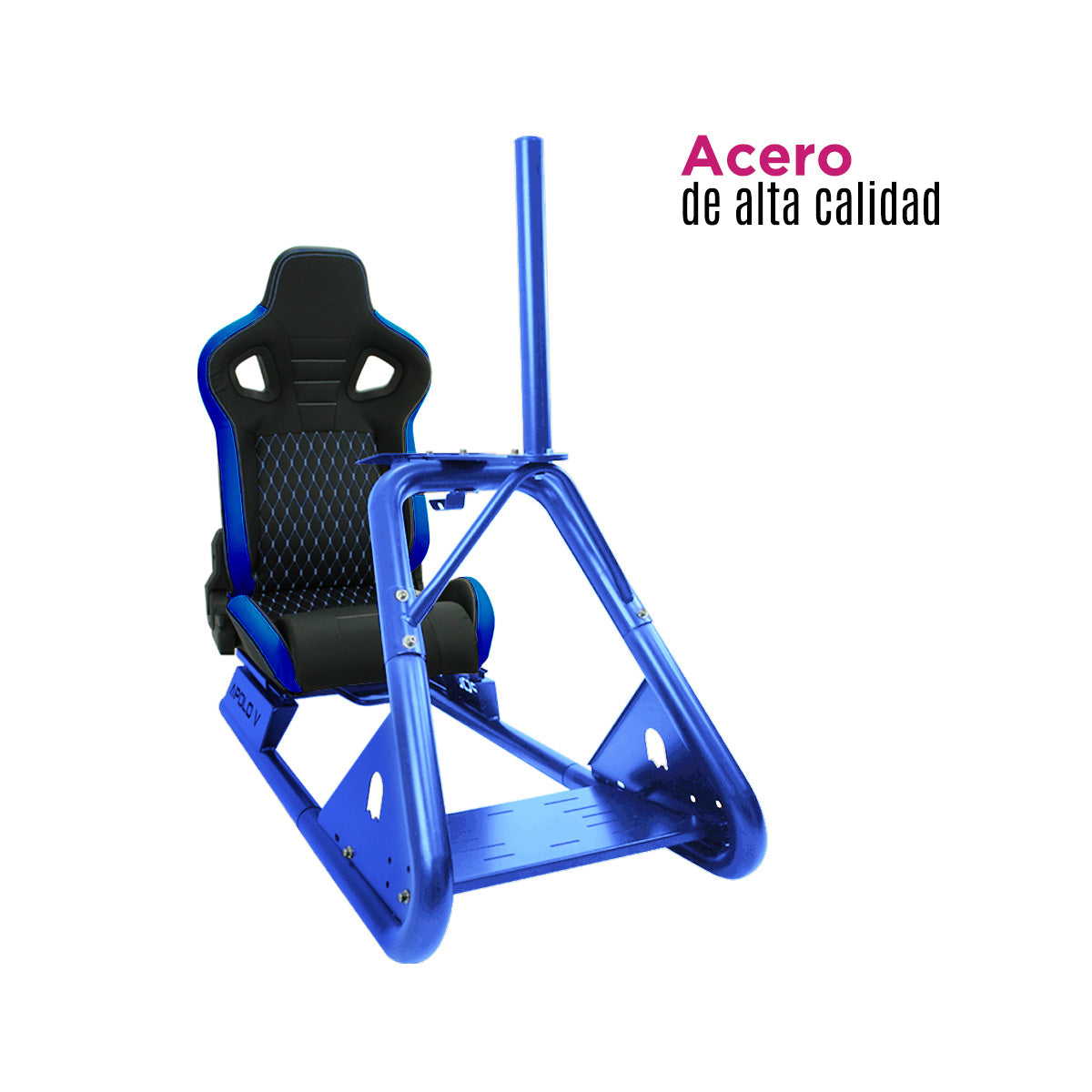 Silla Gaming Simulador Carreras Apolo V Azul