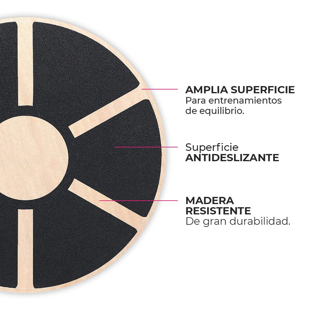 Tabla de madera de equilibrio