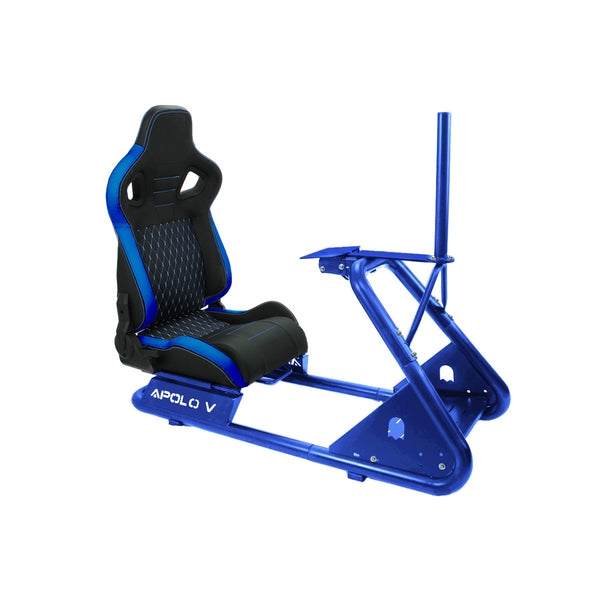 Silla Gaming Simulador Carreras Apolo V Azul