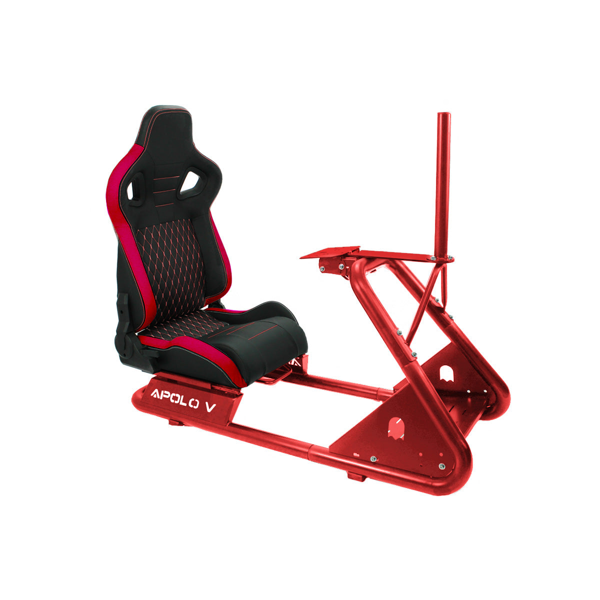 Silla Gaming Simulador Carreras Apolo V Rojo