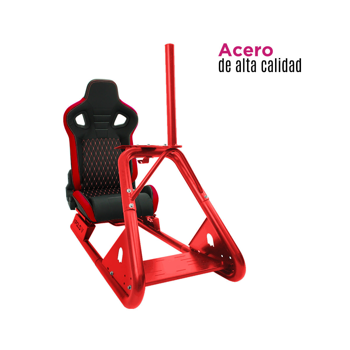 Silla Gaming Simulador Carreras Apolo V Rojo